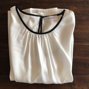 Calvin Klein Black & White Blouse